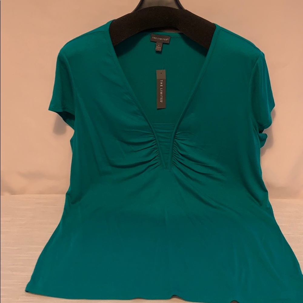 NWT The Limited Teal Blouse